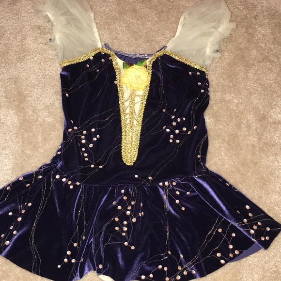 Skirted Velvet Leotard